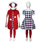 Cindy Lou Who Costume Girls Adults Christmas Dress Full Set Cindy Cosplay Outift