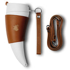 Goat Horns Coffee Mug Best 230ml Coffee Cups Thermal Mug with Lids & Rope