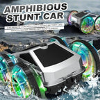 2.4G Amphibious RC Car 360° Stunt Car Colorful Wheel Off-Road Car Children's Toy