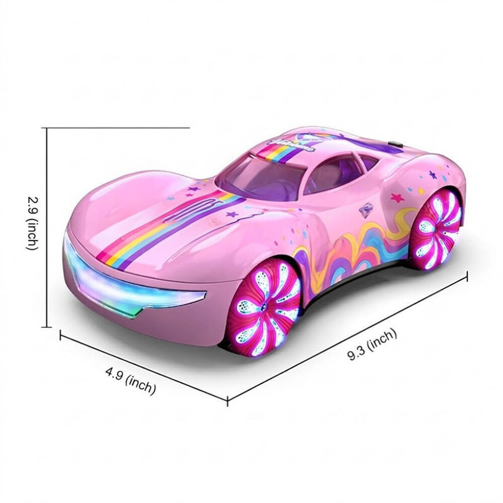 Cool RC Car Dual Spray Drift Stunt Car with Charging Pile and 360° Rotation For Kids Aged 3 and up