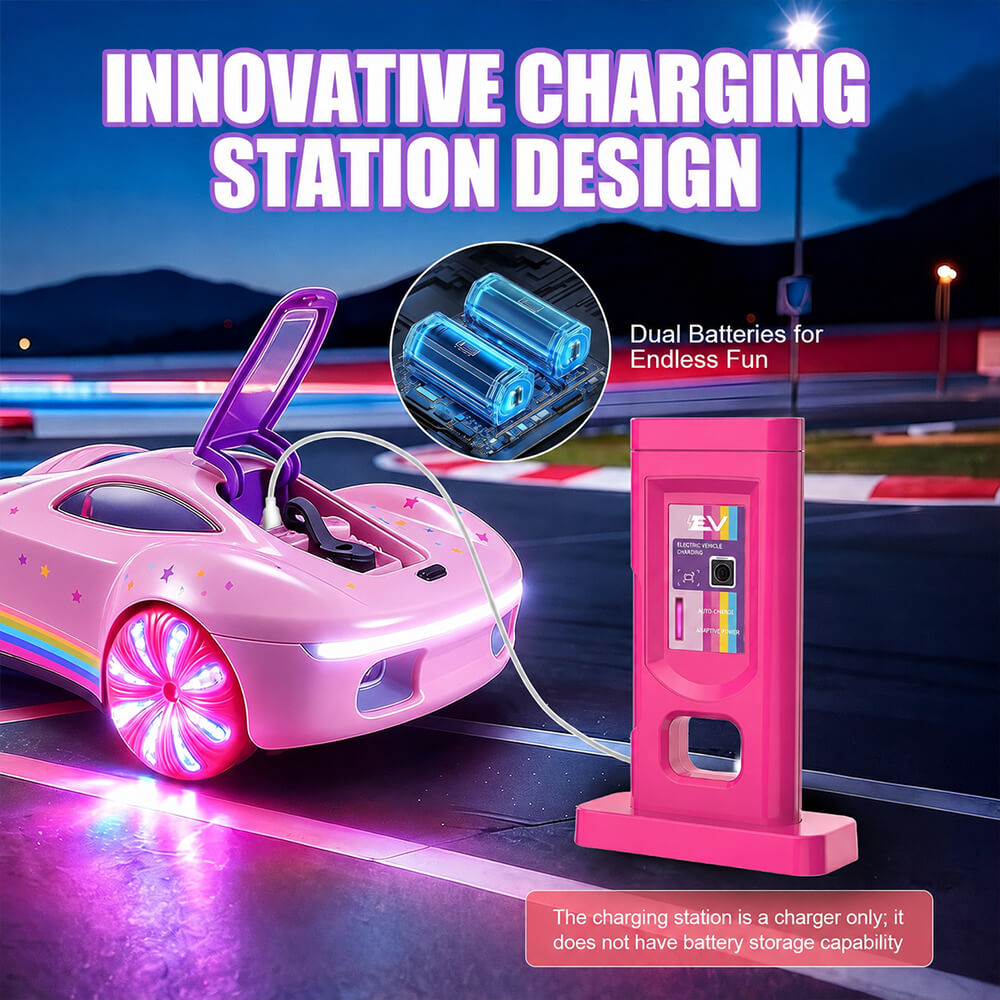 Pink RC Car Dual Spray Drift Car Remote and Gesture Stunt Car with 360° Rotation  For Girls Aged 3 and up
