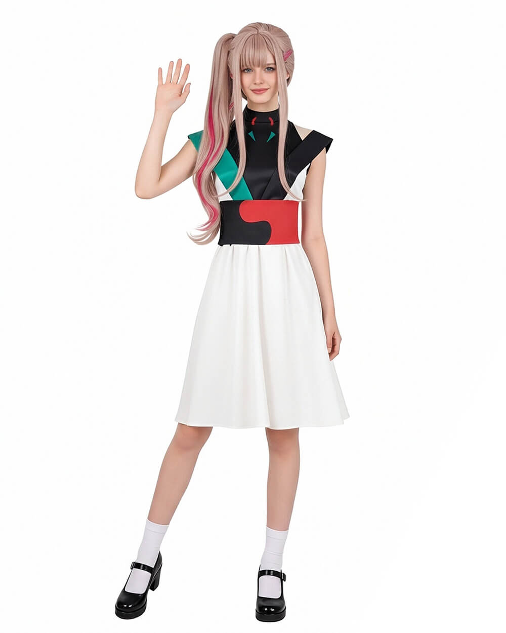 Yachiyo Stage Performance Outfit Black Tops Skirt for Themed Party