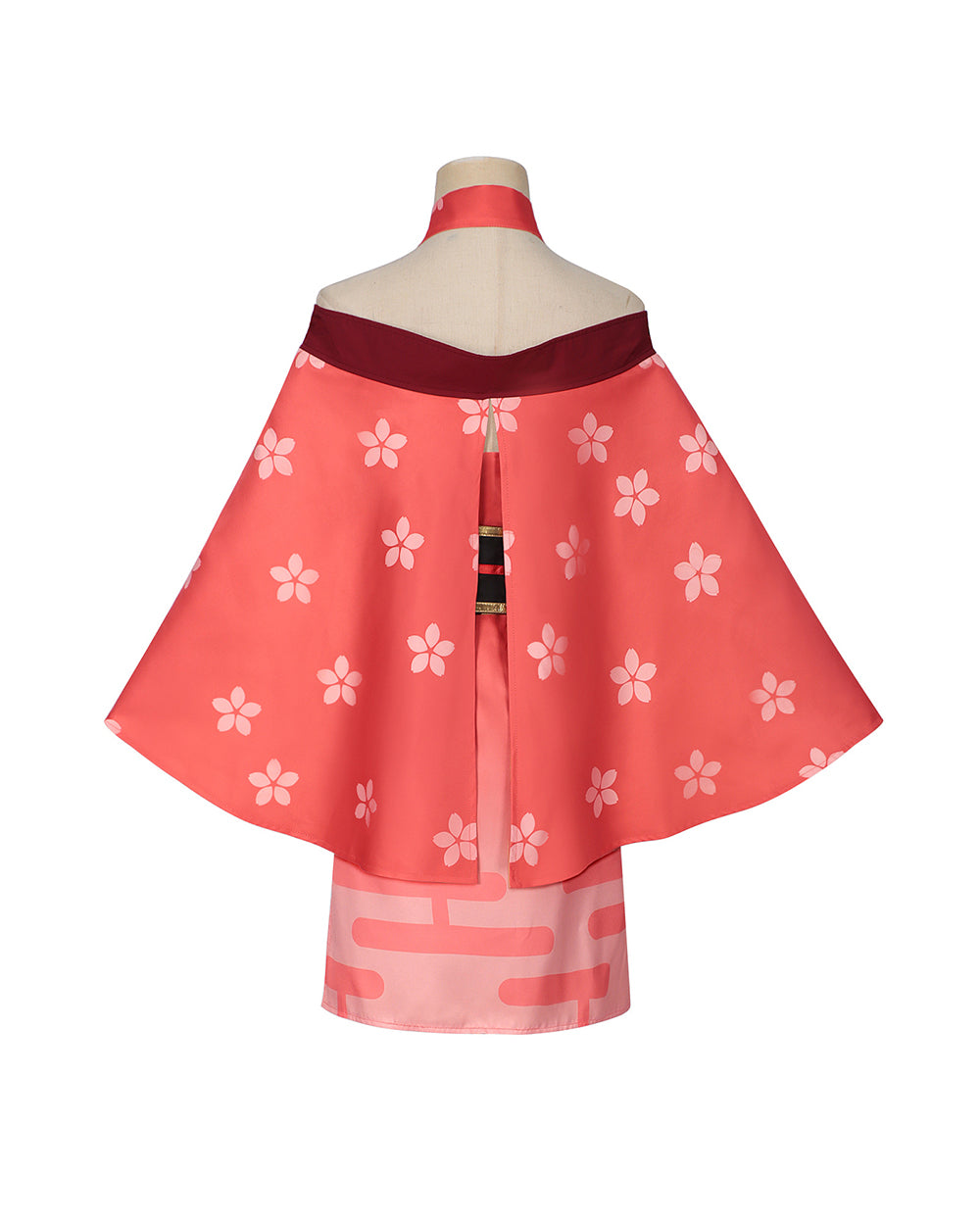 Kaguya Princess Costume Virtual Streamer Orange Kimono Cosplay Set with Headpiece