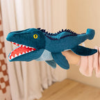11.8‘’ Creative Dino Hand Puppet Soft Dino Stuffed Animal T-Rex Triceratops Early Education Toy