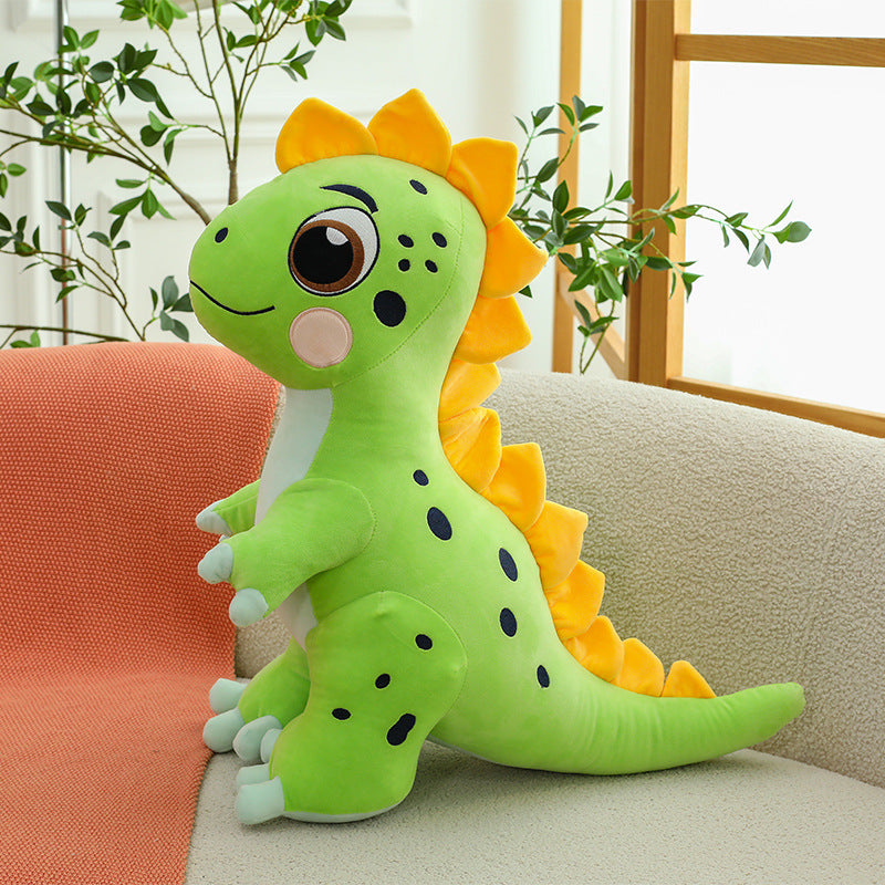 Cute Dino Plush Toy Spotted Dinosaur Doll Soft Stuffed Animal Creative Toy