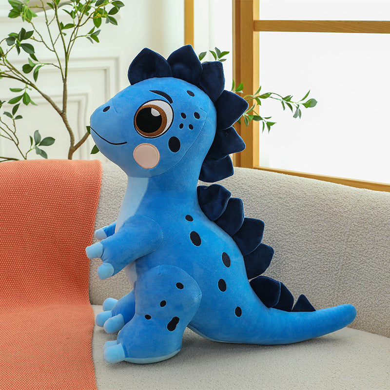 Cute Dino Plush Toy Spotted Dinosaur Doll Soft Stuffed Animal Creative Toy