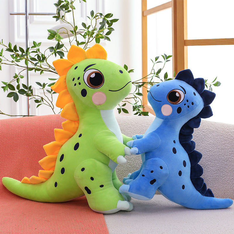Cute Dino Plush Toy Spotted Dinosaur Doll Soft Stuffed Animal Creative Toy