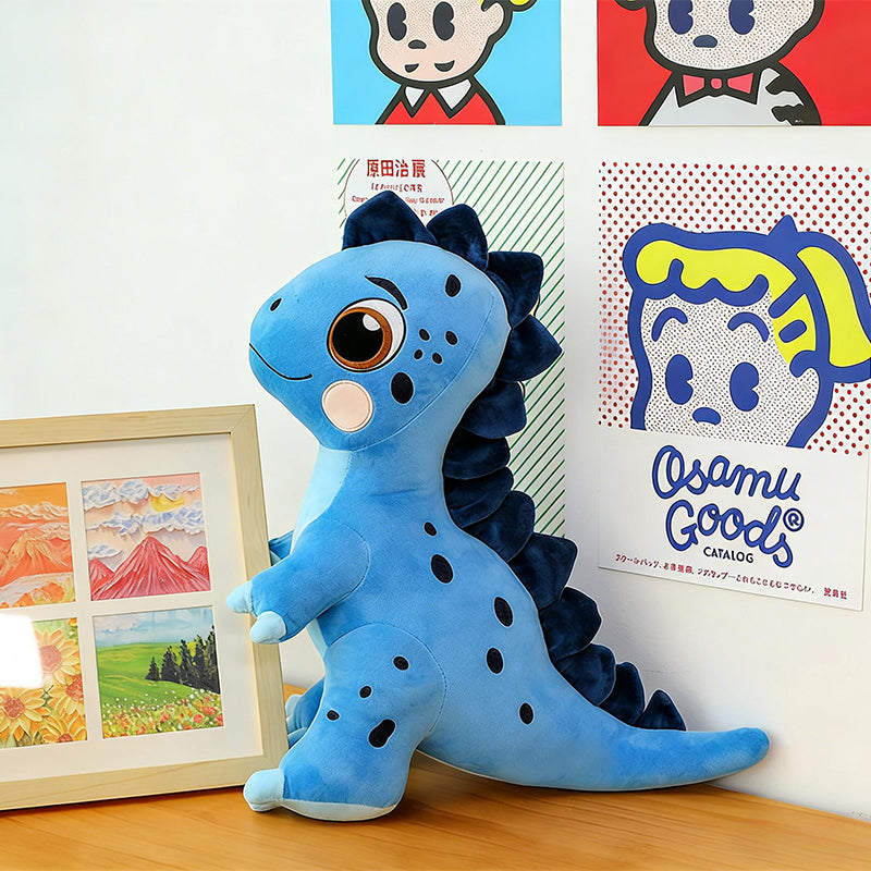 Cute Dino Plush Toy Spotted Dinosaur Doll Soft Stuffed Animal Creative Toy