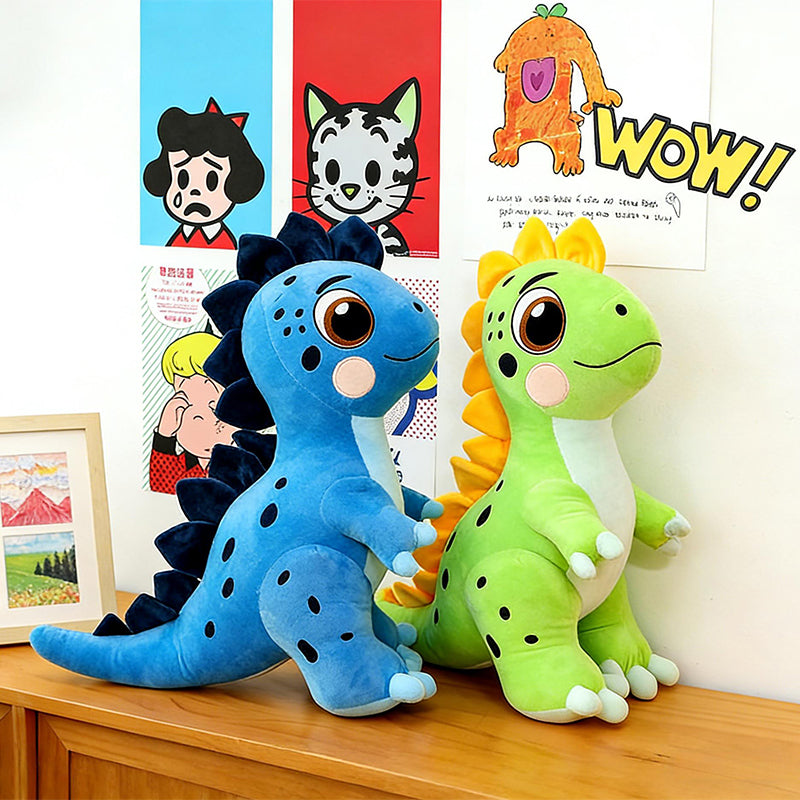 Cute Dino Plush Toy Spotted Dinosaur Doll Soft Stuffed Animal Creative Toy