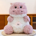 Cute Dino Plush Toy with Removable Small Egg Cuddly Stuffed Animal Sleeping Pillow Soft Dinosaur Toys