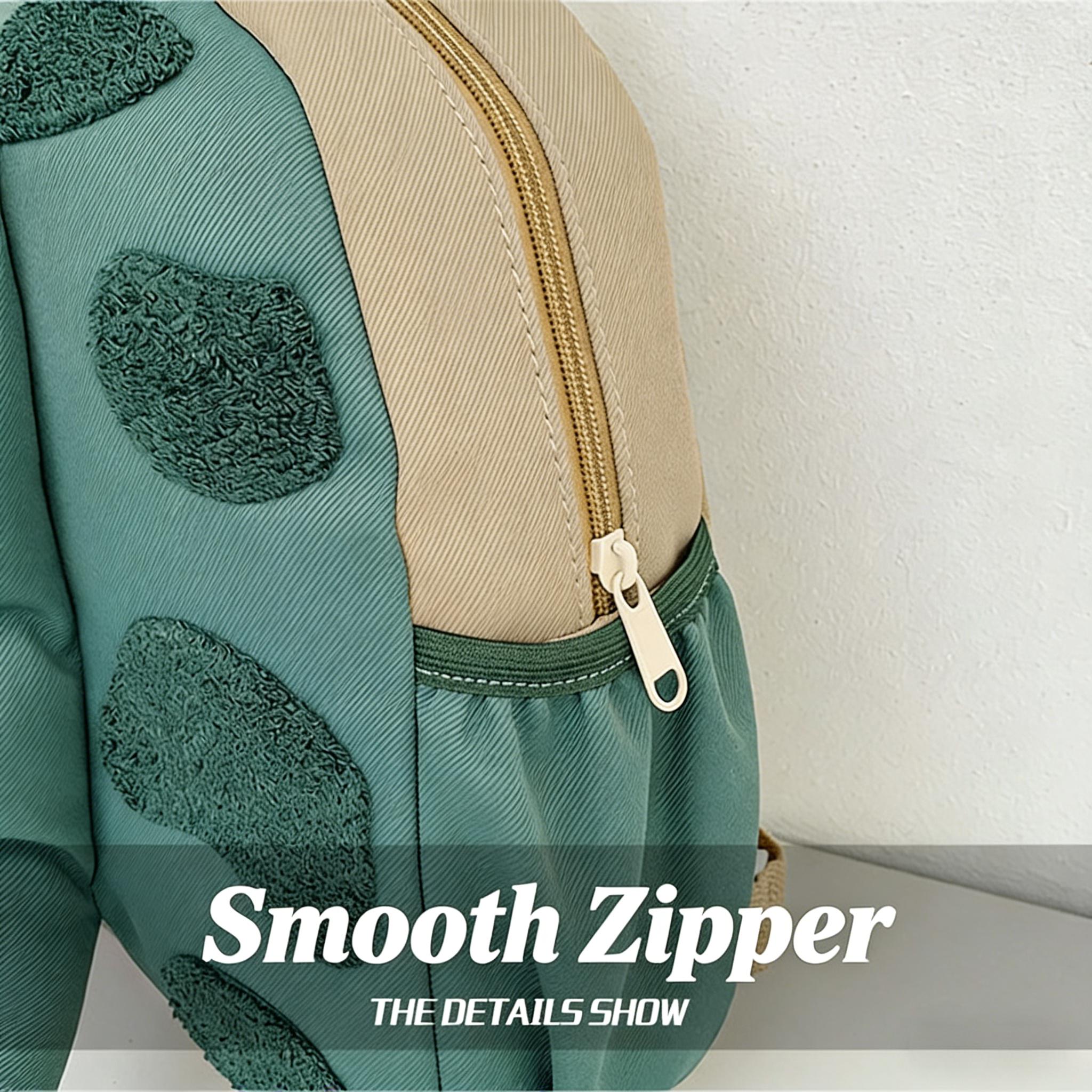 Cute 3D Dino Tail Backpack Fashion Design Kids Travel Backpack for Preschoolers and Outdoor Adventures