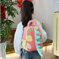 Cute Kids Backpack Dinosaur Tail Backpack Waterproof Schoolbag with Safe Reflective Strip