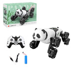 Remote Control Car 2.4G Cute Panda Eight-wheel Stunt Car Swing Arm Climbing Off-road Vehicle