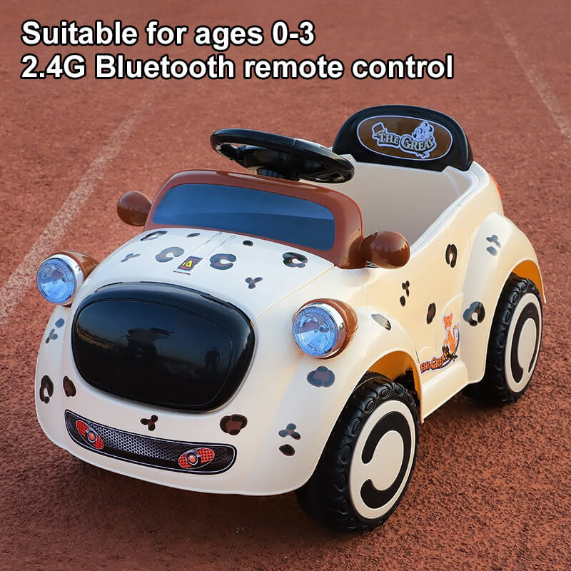 Cute Puppy 6V Electric Ride-on Car Toddler Ride On Car Remote Control with Safe Belt