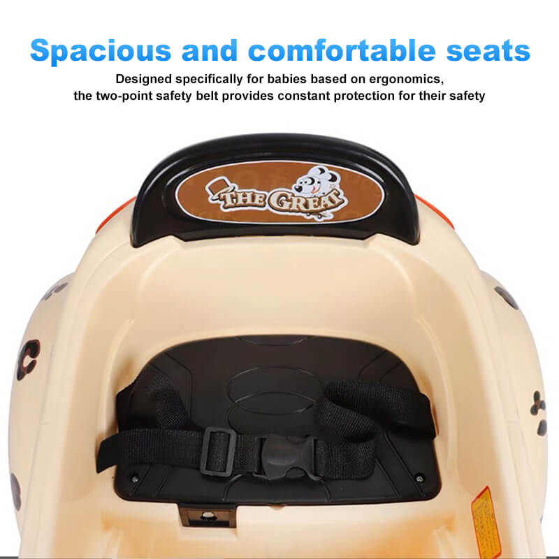 Cute Puppy 6V Electric Ride-on Car Toddler Ride On Car Remote Control with Safe Belt