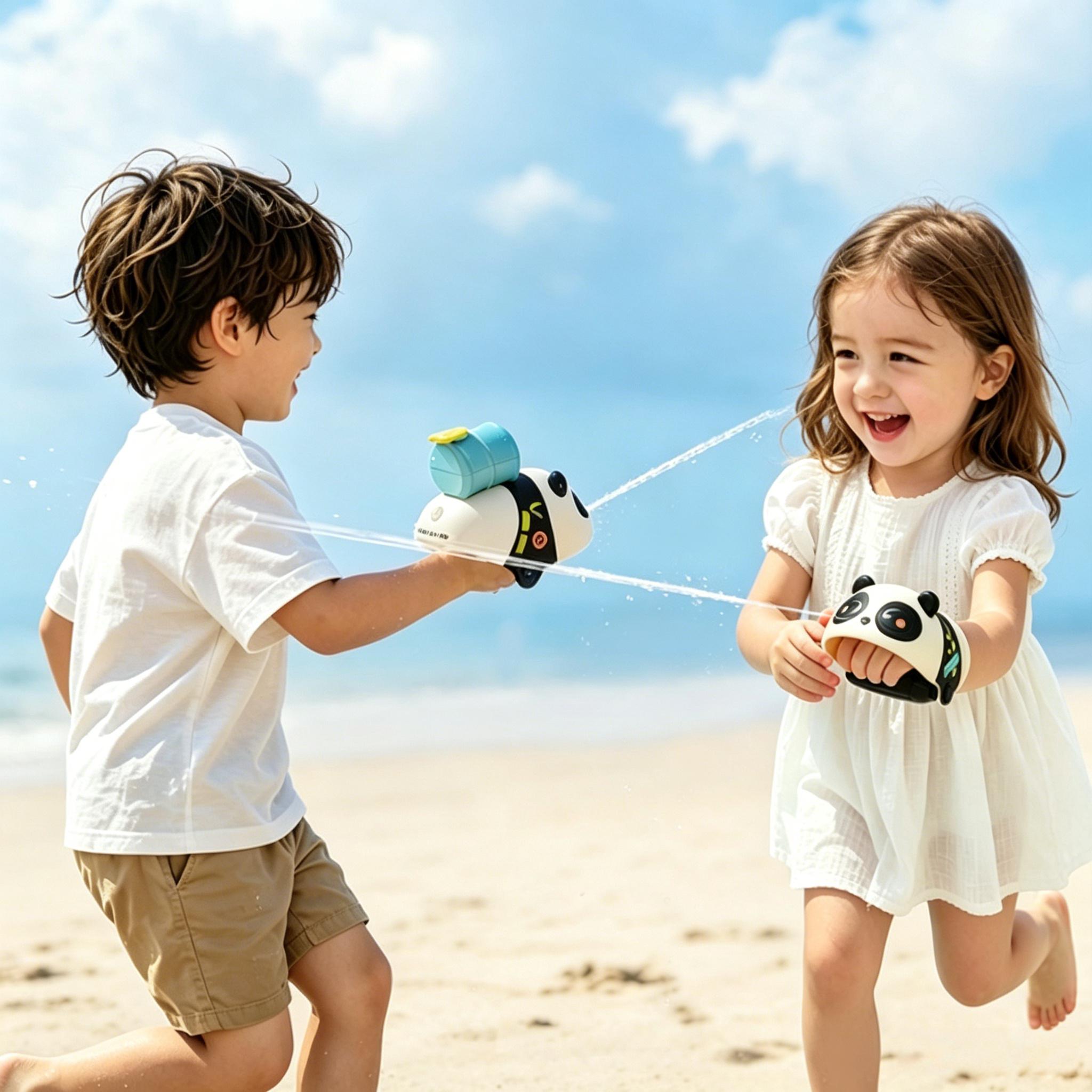 Cute Water Gun Toy Handheld Water Sprayer with 16.4FT Long Range Durable Summer Outdoor Toy for Kids Aged 2+