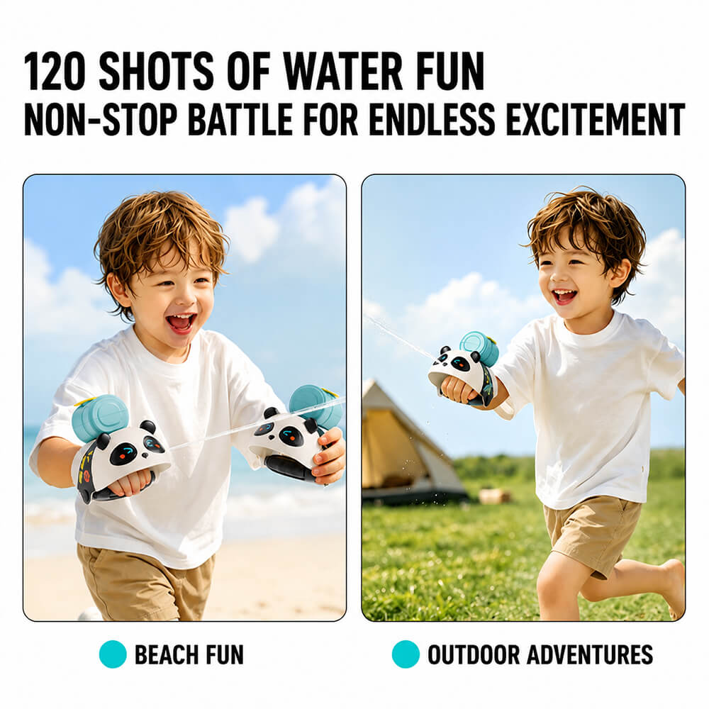 Cute Water Gun Toy Handheld Water Sprayer with 16.4FT Long Range Durable Summer Outdoor Toy for Kids Aged 2+