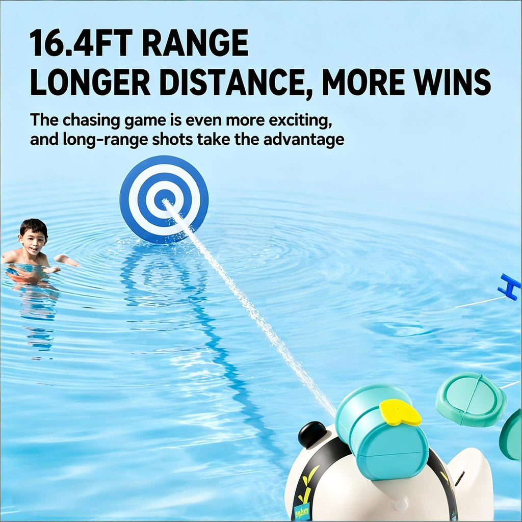Cute Water Gun Toy Handheld Water Sprayer with 16.4FT Long Range Durable Summer Outdoor Toy for Kids Aged 2+