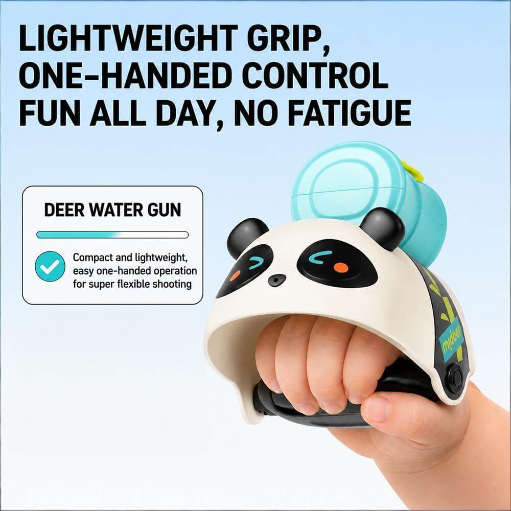 Cute Water Gun Toy Handheld Water Sprayer with 16.4FT Long Range Durable Summer Outdoor Toy for Kids Aged 2+