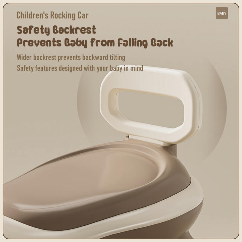 Cute Wiggle Car 360° Rotation Safe Anti-rollover Design with Enlarged Seats For Kids