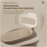 Cute Wiggle Car 360° Rotation Safe Anti-rollover Design with Enlarged Seats For Kids