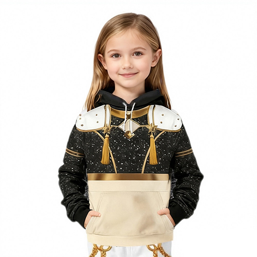 Pop Idol Costume Kids Adults Hoodie and Sweatpants Set Causal Tracksuit for Daily Wear