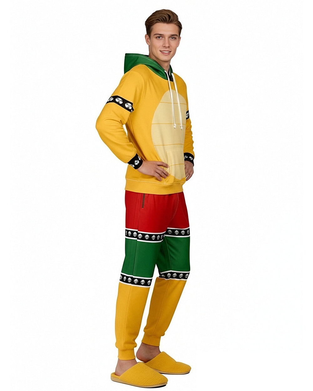 Demon Turtle King Tracksuit Yellow Monster Hooded Sweatshirt and Pants Suit