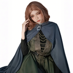 Adult Melina Cosplay Costume Dress and Cloak Full Set Medieval Renaissance Cosplay Outfit