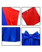 3pcs Plumber Hero Outfit Cute Shirt Pleated Bow Skirt and Matching Bag