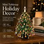 2pcs DIY Beaded Glow Tree Kit Halloween Tabletop Decor with LED Lights and Charms For Halloween Christmas