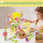 DIY Fabric Flower Bouquets Toys 150pcs Handmade Flower Making Set Simulated Flower Bouquet Machine