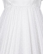 Women 19th Vintage Ball Gown White Victorian Maxi Dress with Gloves 2pcs Suit for Masquerade