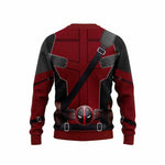 Adult Deady Pool Sweatshirt Wade and James Howlett Pullover Casual Shirt