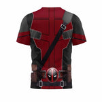 Mens Deady Pool T Shirt Wade Summer Tee James Howlett Short Sleeve Shirt