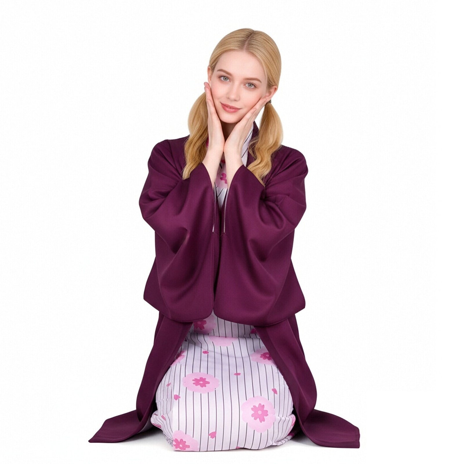 Adult Mitsuri Cosplay Costume Kimono Outfit Halloween Carnival Uniforms for Women