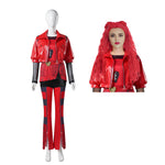 Adult Princess Red Costume The Rise Of RED Shirt Pants and Vest Suit for Halloween Carnival