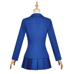 Adult Blue School Uniform Case Closed Outfit Anime Cosplay Costume for Halloween Party