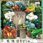 Dino Birthday Kit Dinosaur Balloon Garland Arch Party Decorations for Kids Jurassic Party Supplies