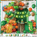 Dino Birthday Kit Dinosaur Balloon Garland Arch Party Decorations for Kids Jurassic Party Supplies
