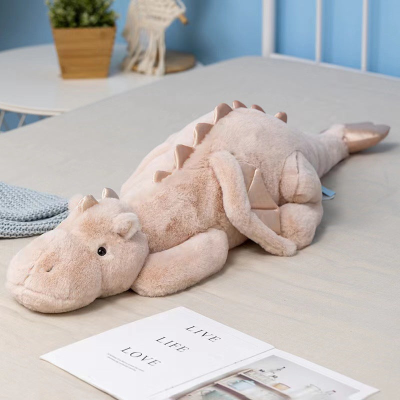 Soft Dragon Stuffed Animals with Wings Dino Plush Toy Cuddly Dragon Doll for Kids and Adults