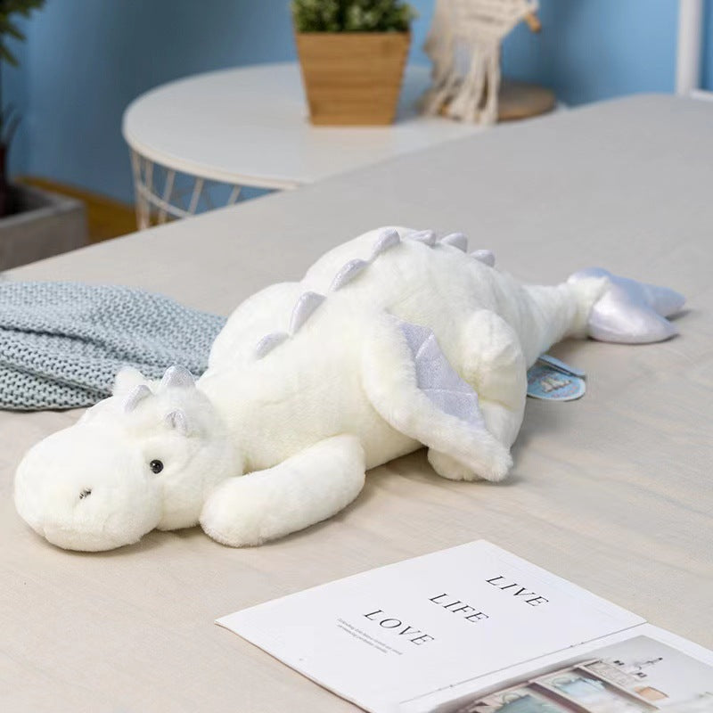 Soft Dragon Stuffed Animals with Wings Dino Plush Toy Cuddly Dragon Doll for Kids and Adults