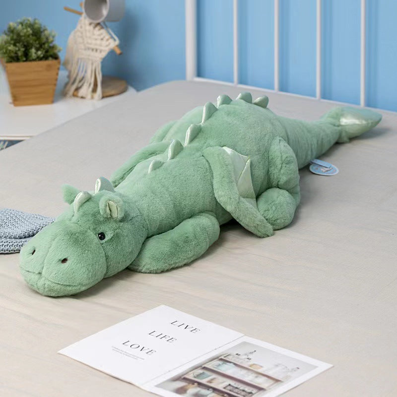 Soft Dragon Stuffed Animals with Wings Dino Plush Toy Cuddly Dragon Doll for Kids and Adults
