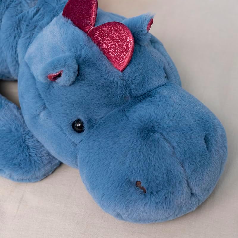 Soft Dragon Stuffed Animals with Wings Dino Plush Toy Cuddly Dragon Doll for Kids and Adults
