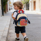 Dino Preschool Backpack Cartoon Lightweight Backpack with Reflective Strip For Kids Aged 3–5