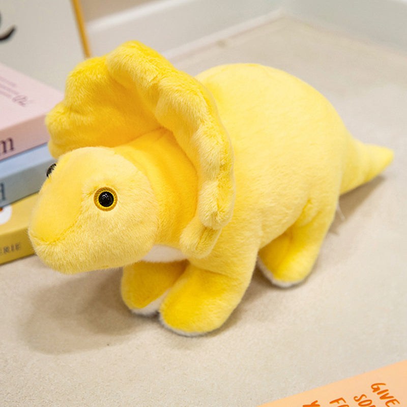 Dino Stuffed Animals Light-up T‑Rex Triceratops Brachiosaurus Plush Toy For Boys and Girls