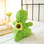Dino Stuffed Animals with Avocado Backpack Soft Dinosaur Plush Toys Hugging Cuddly Doll