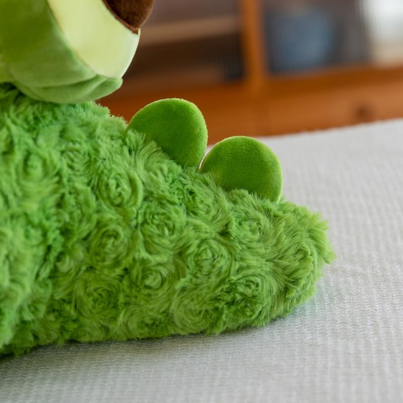 Dino Stuffed Animals with Avocado Backpack Soft Dinosaur Plush Toys Hugging Cuddly Doll