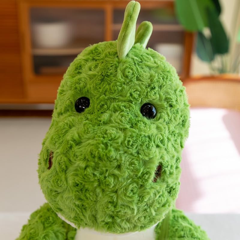 Dino Stuffed Animals with Avocado Backpack Soft Dinosaur Plush Toys Hugging Cuddly Doll