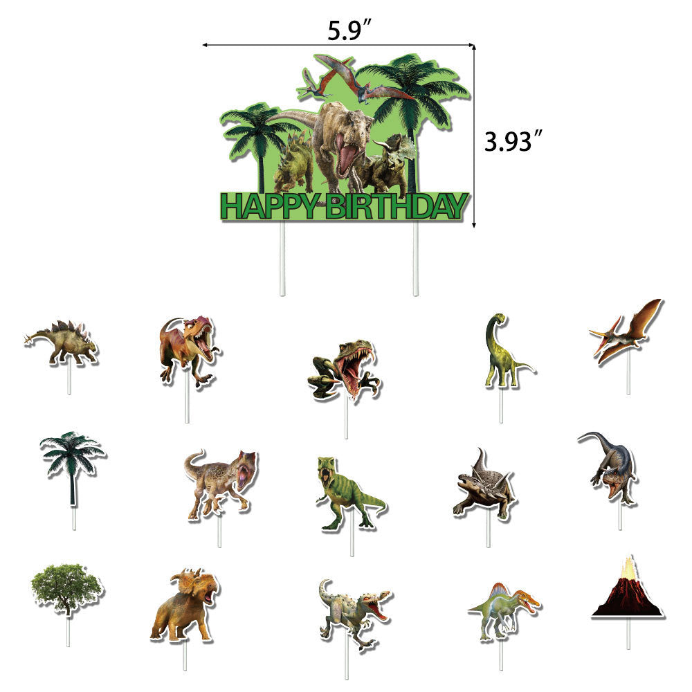 Dino Themed Party Decorations Set All-in-One Birthday Party Supplies for Kids Dino Party