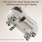 Dino Wiggle Car Funny Baby Gliding Car with 360° Silent Wheels and Dazzling Headlights